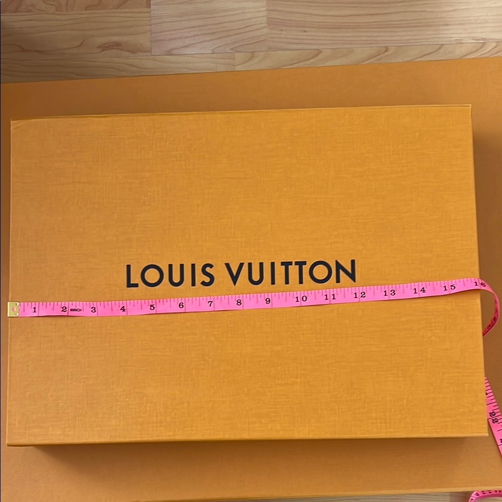 Authentic Louis Vuitton Orange Box 16 inches x 11.5 inches x 2.2